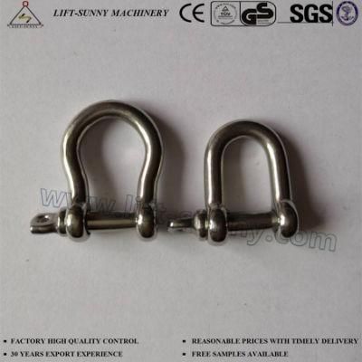 304 316 Stainless Steel European Type Large Dee Shackles