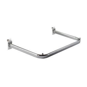 Metal Chrome Display Handrail for Slatwall
