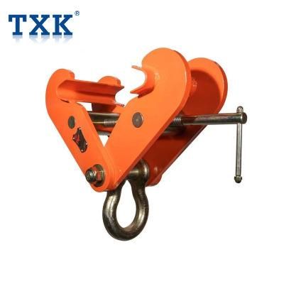 Txk Factory Used 5 Ton Beam Clamps for Hoisting/Pulley Blocks/Crane Beam