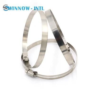 Stainless Steel Adjustable American Type Style Worm Gear Drive Hose Clamp