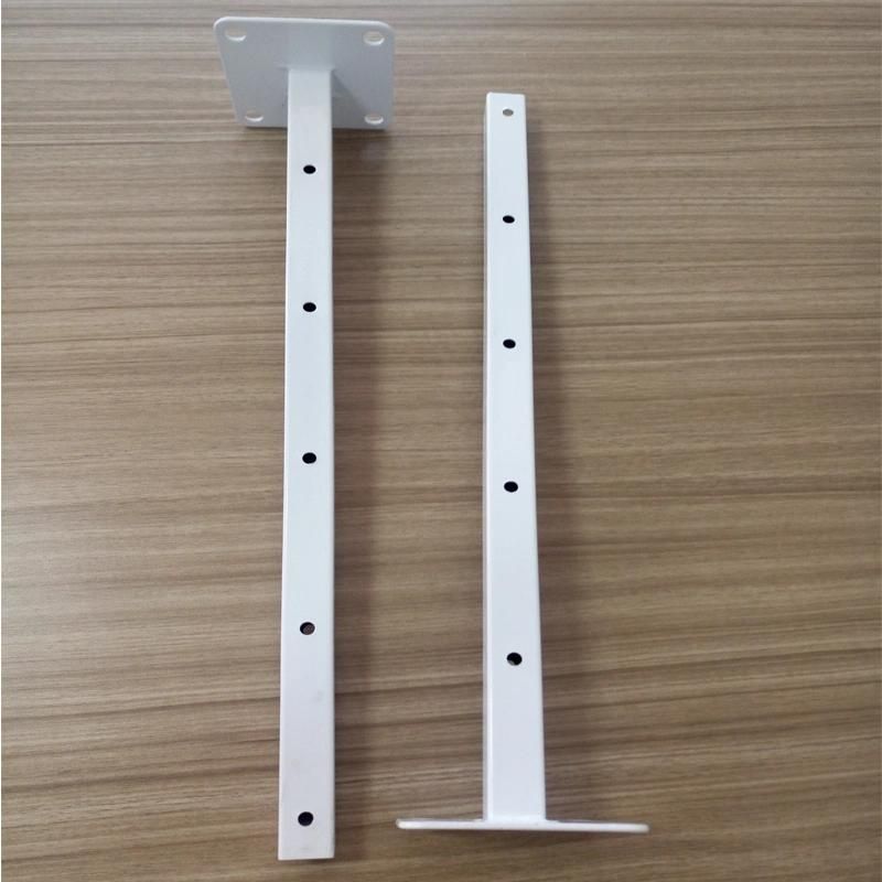 White Laundry Angled Rack Shelf Bracket