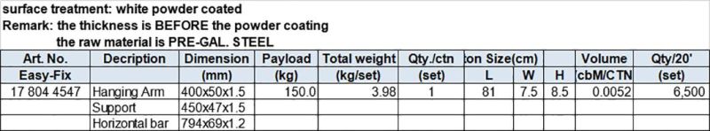 Pre Galvanzing Steel Air Conditioner Support Brackets