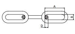 1/2" Us Type Grade 80 Chain