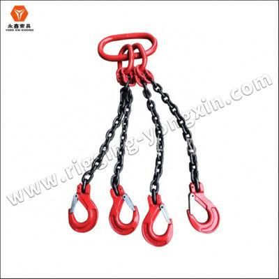 Low Price G100 Chain Sling Alloy Steel Carbon Steel En1677 Material Lifting and Lashing Chain