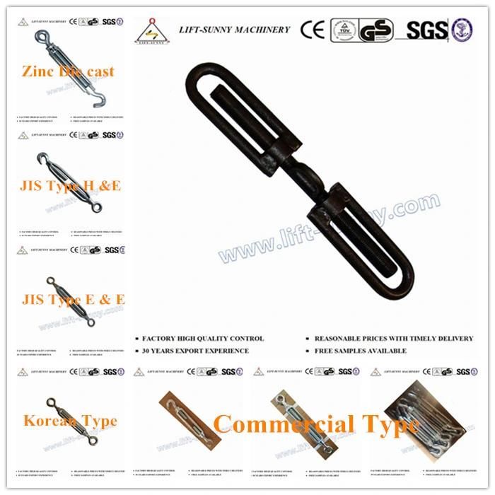 304/316 Stainless Steel Turnbuckle Europe Open and Closed Body Turnbuckles