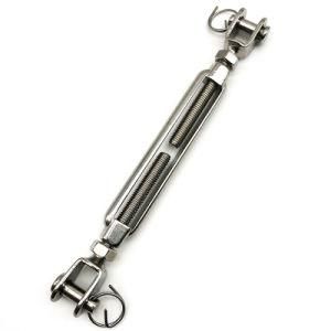 Stainless Steel Pipe Style Jaw &amp; Jaw Turnbuckle