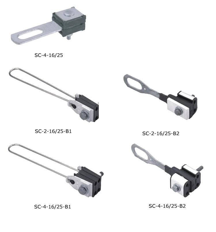 Anchor Clamps for Self Supporting LV-ABC Lines 2-4 Cores Sc-4 Series