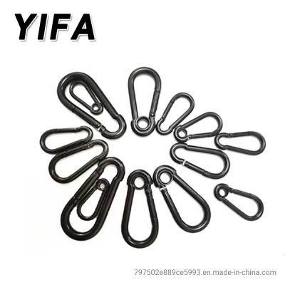 Rigging Hardware Ss Carabiner Snap Hook Black Cataphoresis Snap Hook Spring Hook