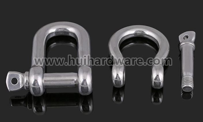 Stainless Steel Long D Shackle