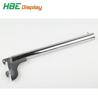 Chromed Heavy Duty Straight Bracket Hook for Slot Channel