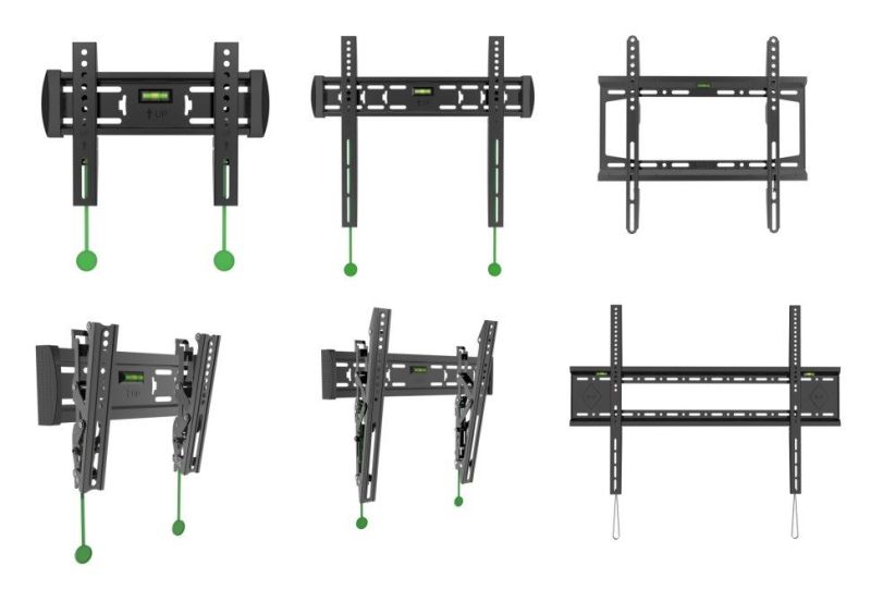TV Bracket LCD TV 14-63 Inch One Frame/Tiling/Full Motion/Ceiling Mounts Mobile TV Bracket