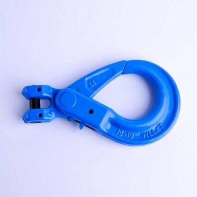 Grade 100 G100 Forged Chain Clevis Sling Claw Hook with Casting Latch