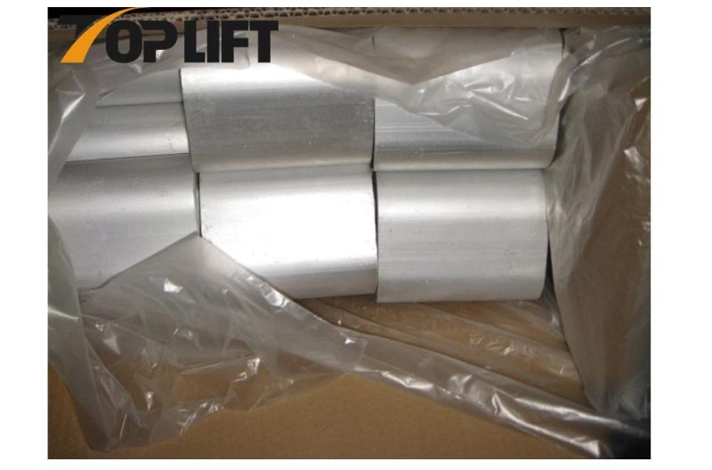 Single Ferrule Aluminium Oval Sleeves DIN 3093 for Wire Rope