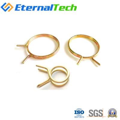 OEM Custom Stainless Steel Metal Round Snap Circle Spring Clips