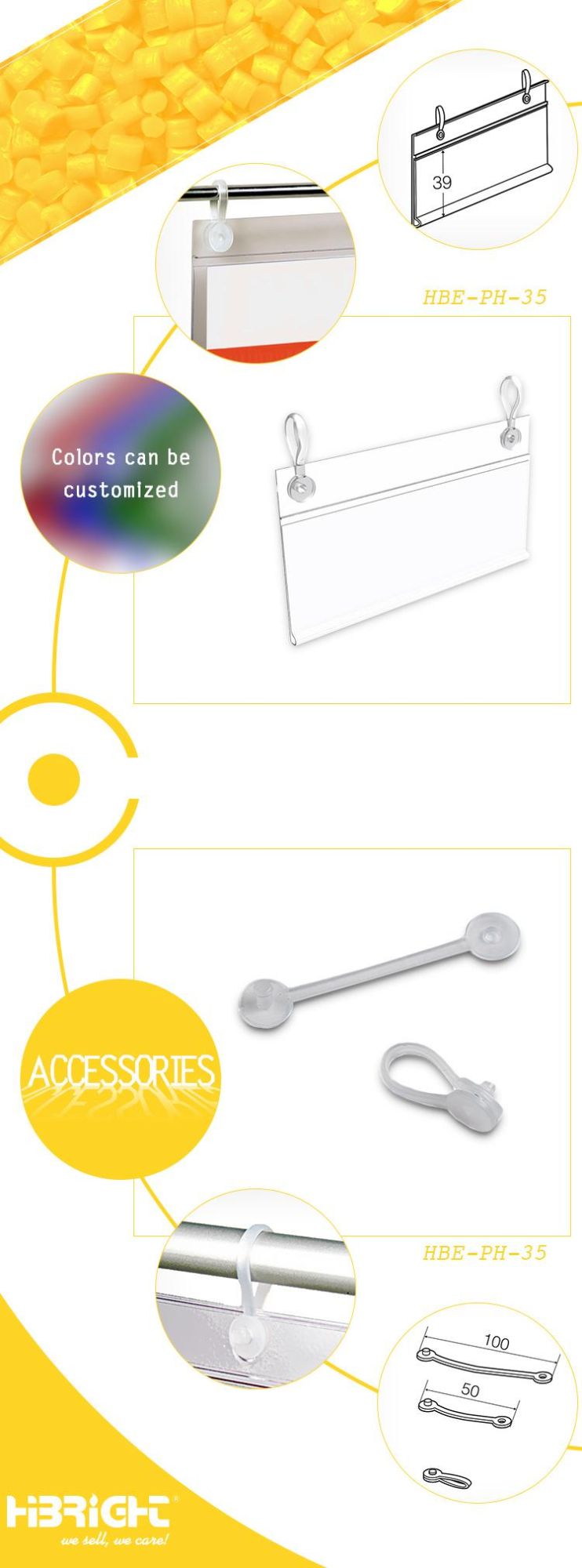 Wire Shelves and Basket Price Holder Data Strip Price Talker