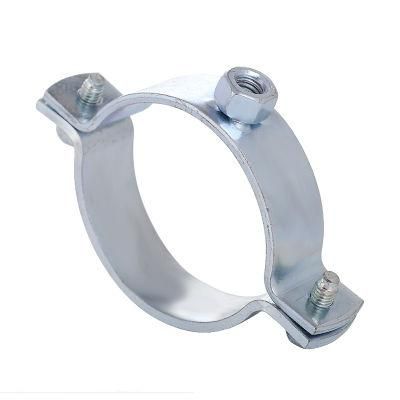 Hardware M8 Heavy Duty Pipe Clip Carbon Steel Pipe Clamp