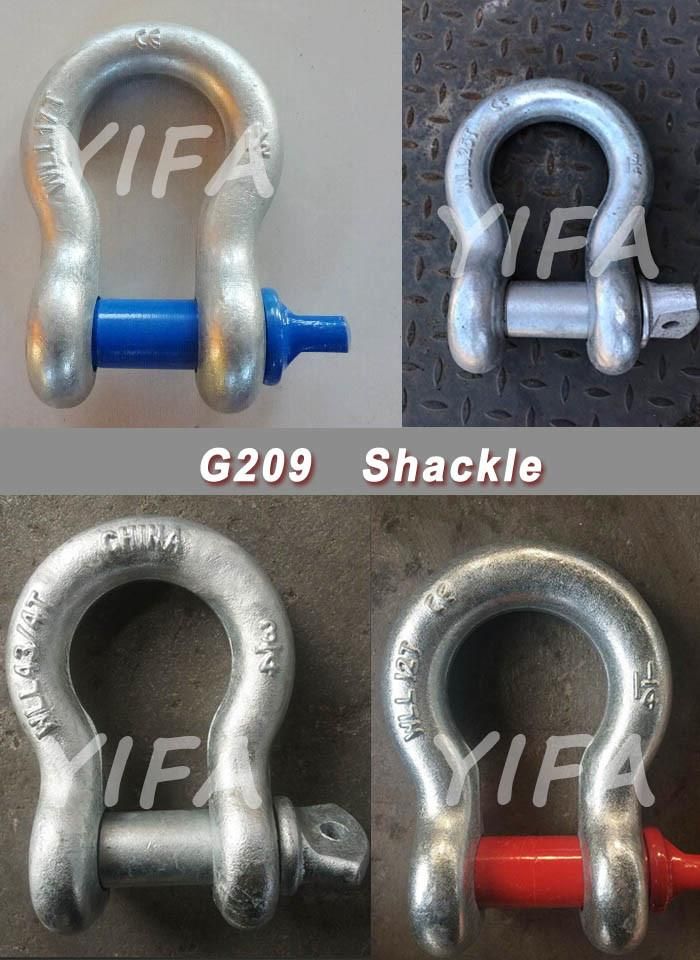 Us Type Rigging G210 Screw Pin Chain Shackle