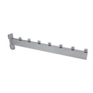 Wholesale Chrome Shop Fixtures Display Clothing Hook for Slotted Channel