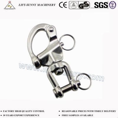 304 316 Stainless Steel Swivel Jaw End Snap Shackle
