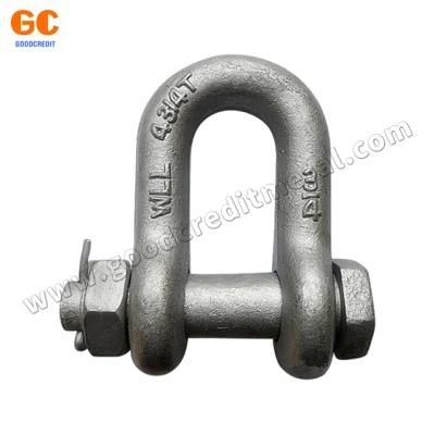 Wholesale Screw Pin Forged European Type D Shackle for Boat/Yacht/Ship Price Boat Accessories