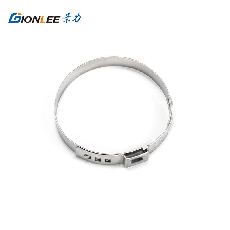 SS304 Muffler Custom Hose Clamp Stainless Exhaust Clamp