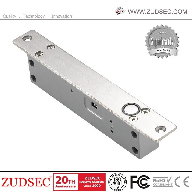 Fail Secure Sturdiness Narrow Door Electric Bolt Door Lock with Cylinder Ni-600t Security Door Lock