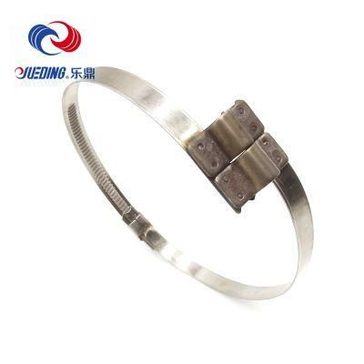 Bridge Clamp for Attaching External Corrugated Spiral Pipe Hoses