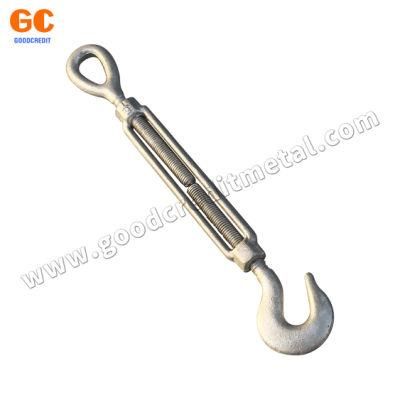 Drop Forged Carbon Steel DIN1480 Galvanized Turnbuckle Us Type Forged Turnbuckle