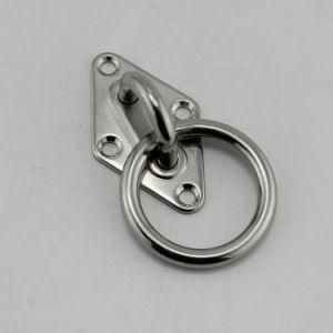 Marine Swivel Pad Eye with Ring, Swivel Pad Eye Plate with Ring