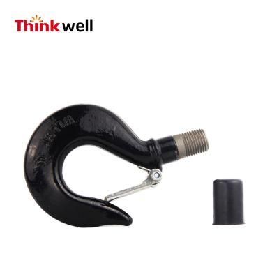 Drop Forged G70 Us Type S-319 Shank Hoist Hook Lifting Shank Hook with Latch