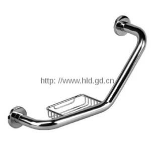 S/S Grab Bar with Soap Dish