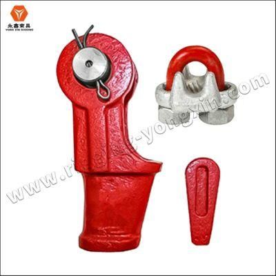 Factory Direct Sale OEM Steel Closed Die Forging Open Spelter Sockets