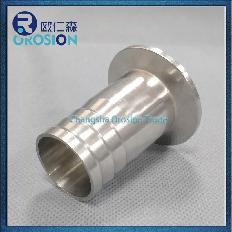 Stainless Steel Rubber Hose Adapter for Sanitary Grade