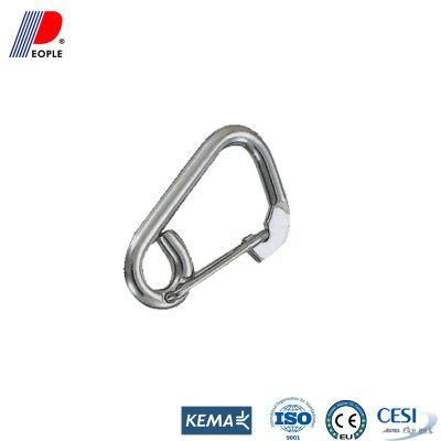 Stainless Steel Safety Screw Nut Snap Carabiner DIN5299 Spring Hook