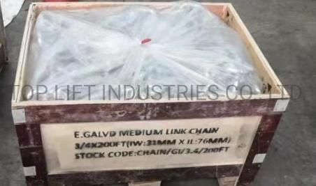 Ordinary Mild Galvanized Steel Link Chain with Medium High Strength Link Chain