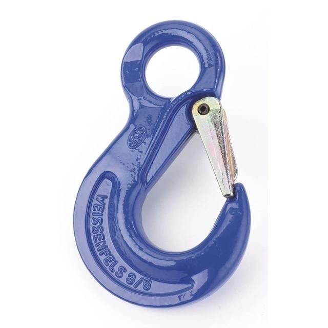Factory Price G80 Impact Resistance Economical and Practical U. S Type Eye Hoist Hook for Chain Sling