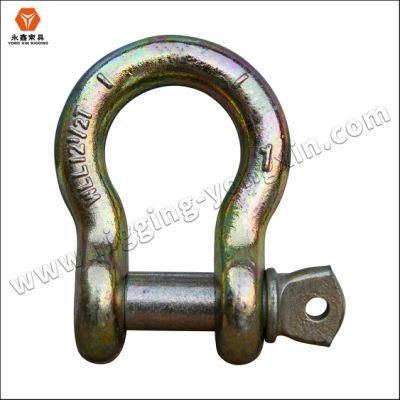 Stainless Steel Heavy Duty Bow Shape Screw Pin Anchor Shackle