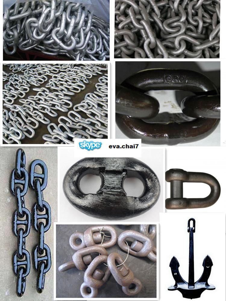Stainless Steel 316 Anchor Chain 1/4" or 6mm by 4′ Long Shackles