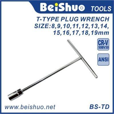 T Handle Socket Spanner Plug Wrench