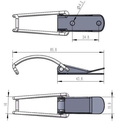 Toggle Latchs Dropside Locks for Truck and Trailer Parts