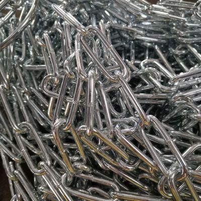 DIN763 4mm Stainless Steel Long Link Welded Chain
