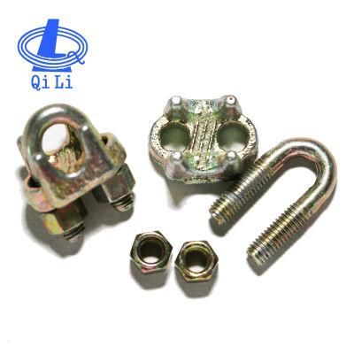 Zinc Plated DIN13411-5 Type C Malleable Wire Rope Clip in Stock