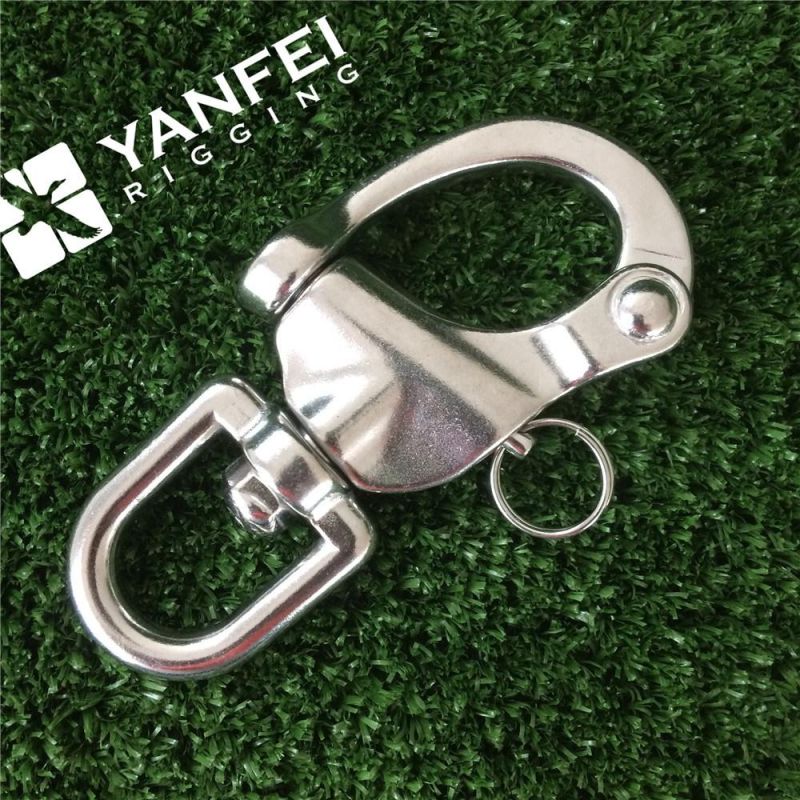 Stainless Steel Snap Shackle with Swivel Eye