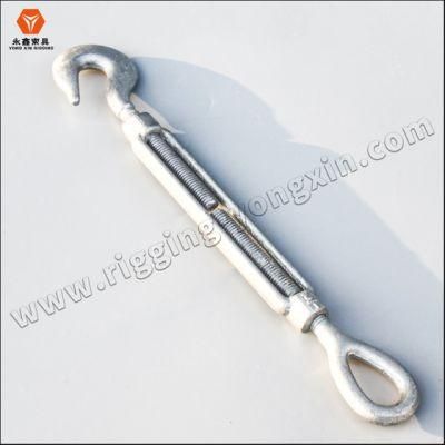 Factory Wholesale Heavy Duty Lifting Wire Rope Turnbuckle with Thimble Turnbuckle Hg-228