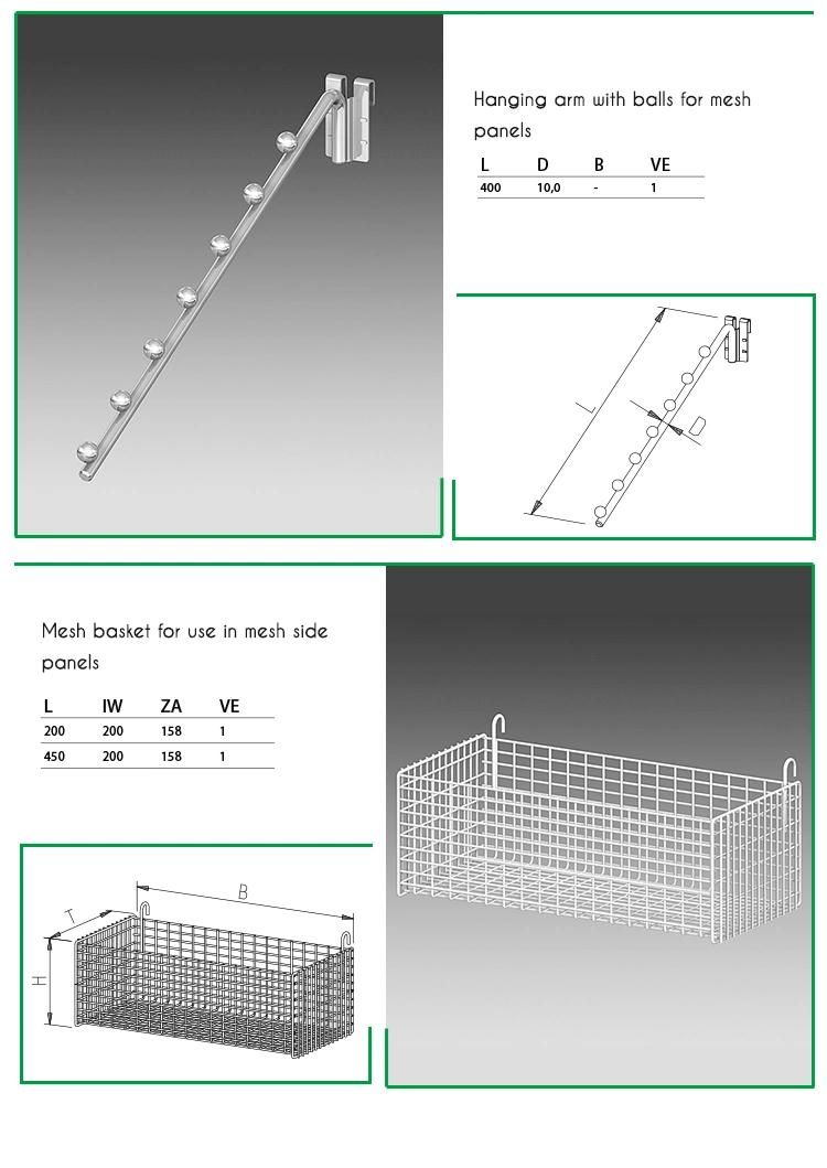 Wholesale Metal Wire Hanging Display Pegboard Hooks