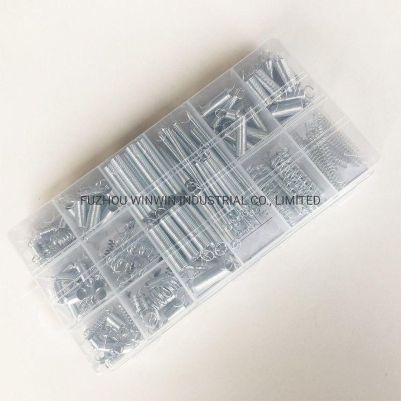 200PCS Zinc Plated Extension and Compression Industry Spring Assortment Kit (WW-200ISA)