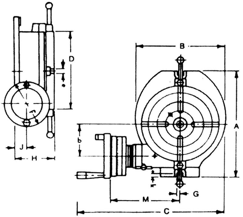 High Precision Rotary Table Horizontal Type