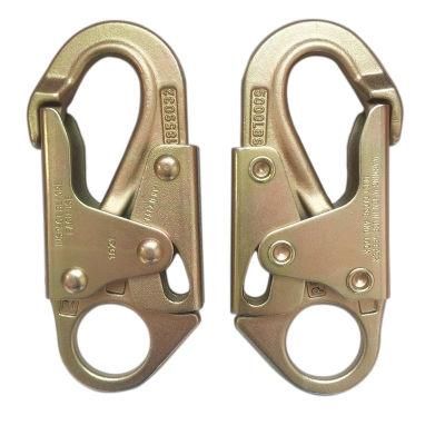 Fall Protection Forged Safety Snap Hook for Climbing Fitting Rebar Hook Snap Hook Safety Snap Hook Stamped Snap Hook