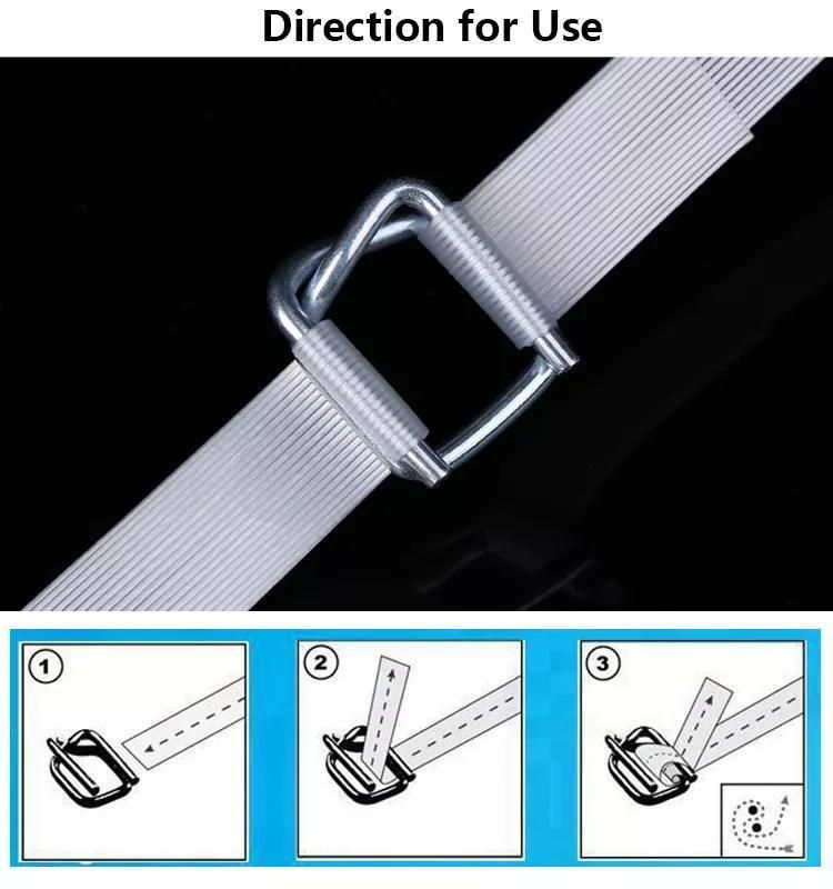 Kingslings Factory Directly Strapping Buckle Galvanized Steel Wire Buckle