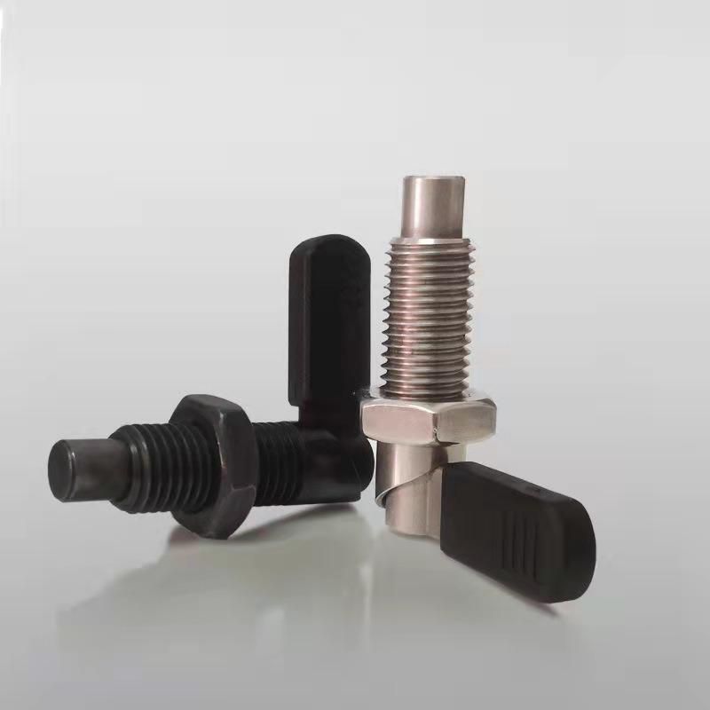 High Precision Retractable Index Plunger of Spring Loaded Indexing Plungers Pin with Hex Collar